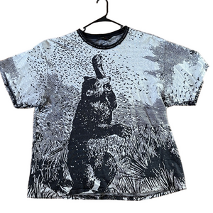 Teddy Fresh Monochrome Knit Sweater Short Sleeve Size 3XL